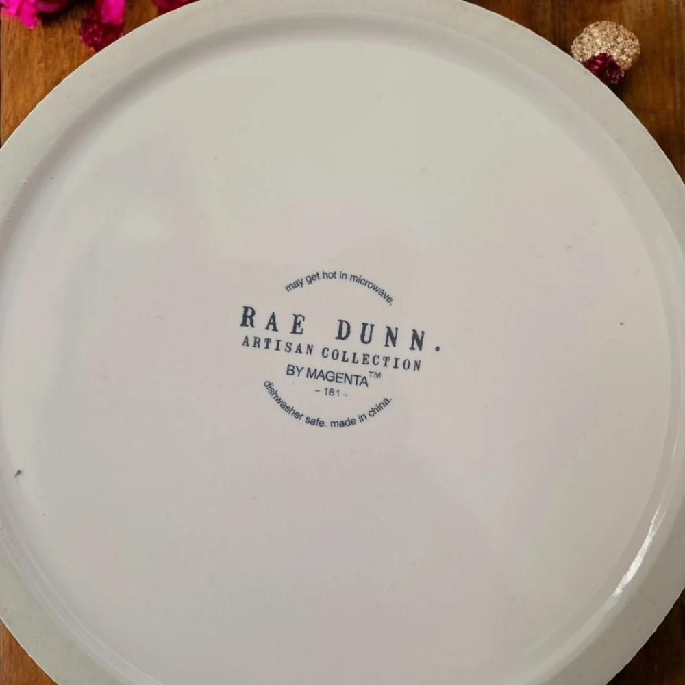 Rae DUNN Ceramic Bowl Jolly Pet Dog